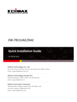 Edimax EW-7811UAC Installation guide