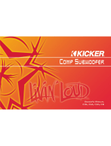 Kicker 2005 Comp Subwoofer Owners User manual