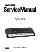 Casio CTK-750 User manual