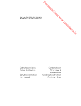 AEG LAVATHERM 55840 User manual