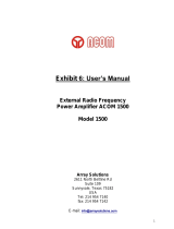 Acom 1500 User manual