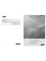 Samsung PN58B530S2F User manual