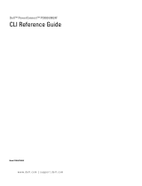 Dell PowerConnect 8024F Cli Reference Manual
