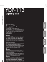 Yamaha YDP-113 Owner's manual