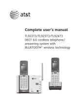 AT&T TL92473 User manual