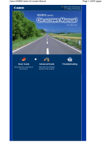 Canon PIXMA MX860 series On-Screen Manual