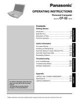 Panasonic CF-74 Series Operating Instructions Manual