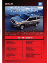 GMC Envoy XUV 2004 Getting To Know Manual