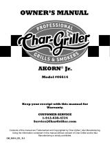 Char-Griller AKORN Ceramic 6020 Owner's manual