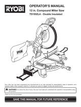 Ryobi TS1552LA User manual