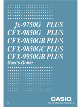 Casio fx-9750G PLUS User's Manual & Technical Reference