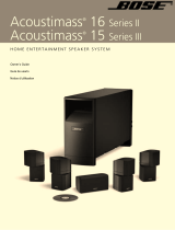 Bose Acoustimass 15 Series III Owner's manual