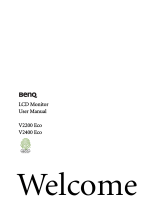 BenQ V2410 Eco User manual