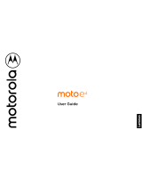 Motorola MOTO E4 User manual