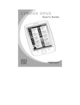 Bookeen Cybook Opus User manual