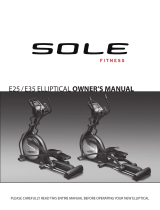 Sole Fitness E25 Owner's manual