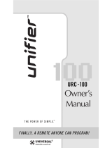 Universal Remote Control URC-100 User manual