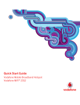 Vodafone MiFi 2352 Quick start guide