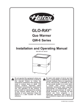 Hatco GLO-RAY QW-6 Series Installation guide