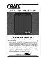 Crate KX-50 User manual