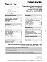 Panasonic NN-SD654B Operating Instructions Manual