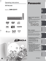 Panasonic Diga DMR-EZ47V Operating Instructions Manual