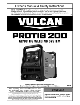 Harbor Freight Tools VULCAN PROTIG 200 Owner's Manual & Safety Instructions