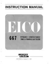 Eico 667 User manual