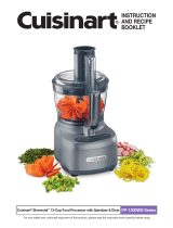 Cuisinart FP-1300WS SERIES Instruction And Recipe Booklet
