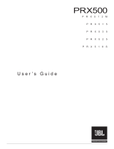 JBL PRX525 User manual