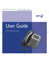 BT PARAGON 500 User manual