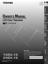 Toshiba 20DL15 Owner's manual