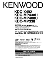 Kenwood KDC-MP408U User manual