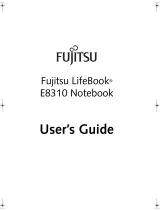 Fujitsu LifeBook E8310 User manual