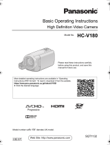 Panasonic HC-V180 Basic Operating Instructions Manual