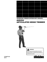 Shindaiwa AHS254 Owner's/Operator's Manual