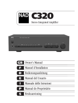 NAD C320 Owner's manual