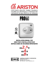 Ariston GL 2.5 Installation guide