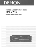 Denon DN-720R Operating Instructions Manual