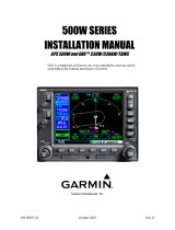 Garmin GPS 500W Installation guide