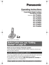 Panasonic KX-TG4034 Operating Instructions Manual