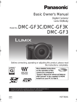 Panasonic DMC-GF3KBODY Basic Owner's Manual