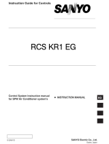 Sanyo RCS KR1 EG User manual