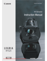 Canon LEGRIA HF G25 User manual