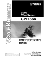 Yamaha GP1200R WaveRunner 2001 Owner's/Operator's Manual
