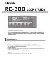 Boss RC-300 Loop Station Owner's manual