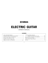 Yamaha Electric Acoustic Guitar Owner's manual