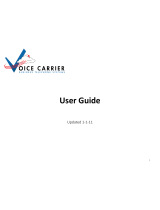 Voice Carrier Phone User manual