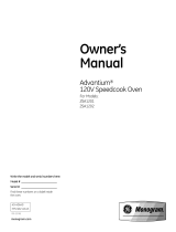 GE Advantium ZSA1201 Owner's manual