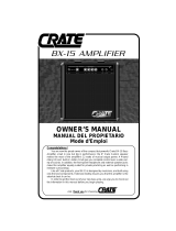 Crate BX-15 User manual